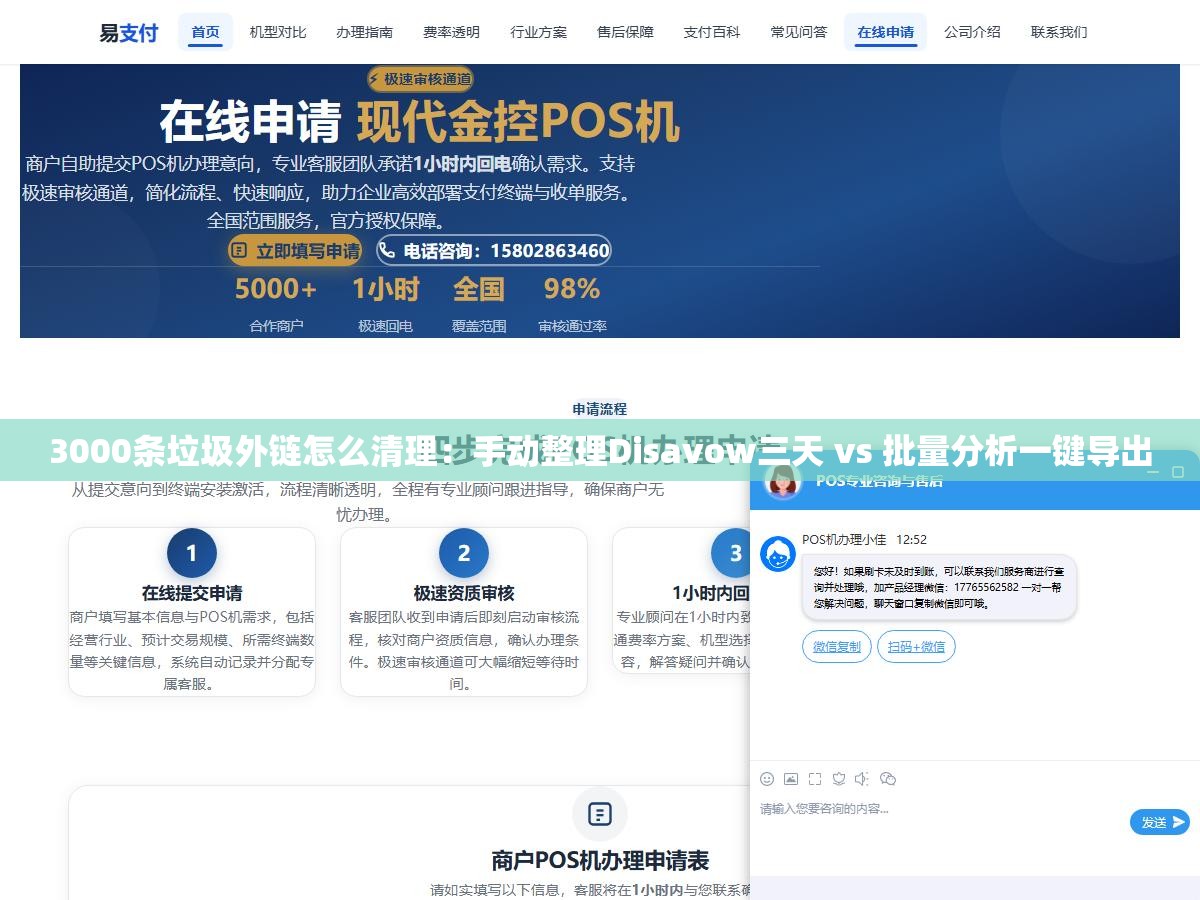 1 - 3000条垃圾外链怎么清理：手动整理Disavow三天 vs 批量分析一键导出 - UC建站系统