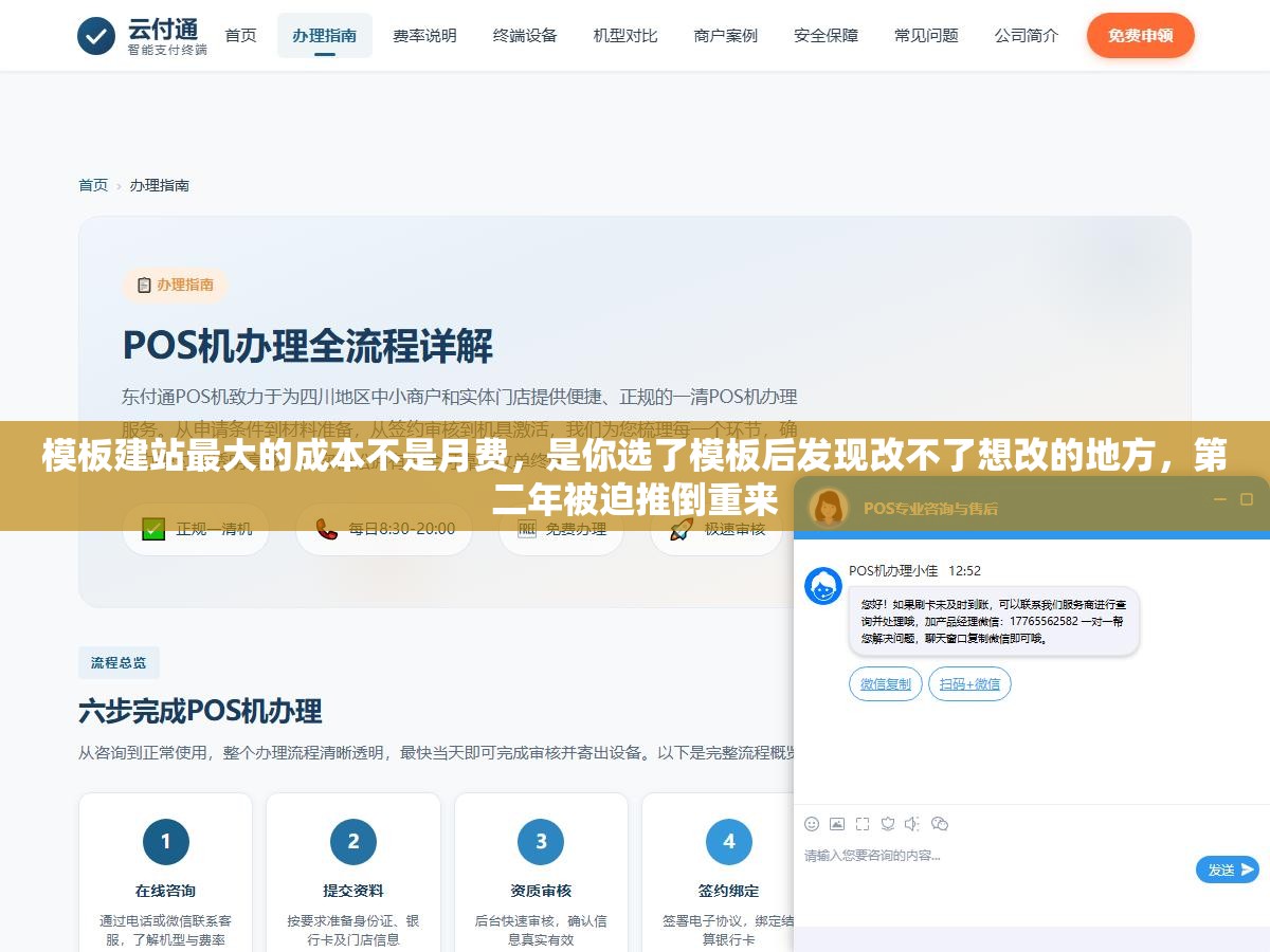 2 - 模板建站最大的成本不是月费，是你选了模板后发现改不了想改的地方，第二年被迫推倒重来 - UC建站系统