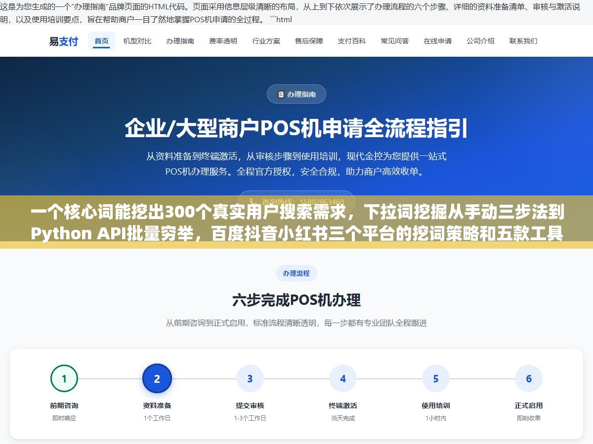 一个核心词能挖出300个真实用户搜索需求,下拉词挖掘从手动三步法到Python API批量穷举,百度抖音小红书三个平台的挖词策略和五款工具实测对比,标题选题再也不用拍脑袋 1 - 一个核心词能挖出300个真实用户搜索需求,下拉词挖掘从手动三步法到Python API批量穷举,百度抖音小红书三个平台的挖词策略和五款工具实测对比,标题选题再也不用拍脑袋 - UC建站系统