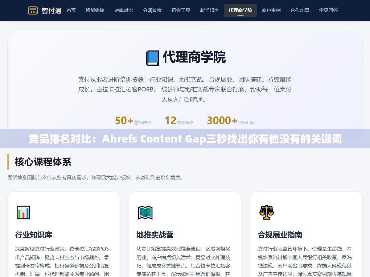 竞品排名对比:Ahrefs Content Gap三秒找出你有他没有的关键词 2 - 竞品排名对比:Ahrefs Content Gap三秒找出你有他没有的关键词 - UC建站系统