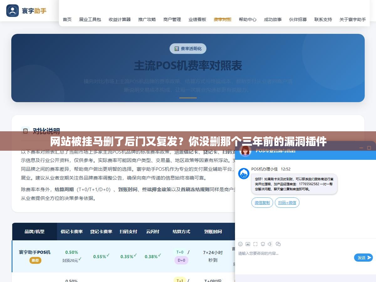 网站被挂马删了后门又复发?你没删那个三年前的漏洞插件 1 - 网站被挂马删了后门又复发?你没删那个三年前的漏洞插件 - UC建站系统