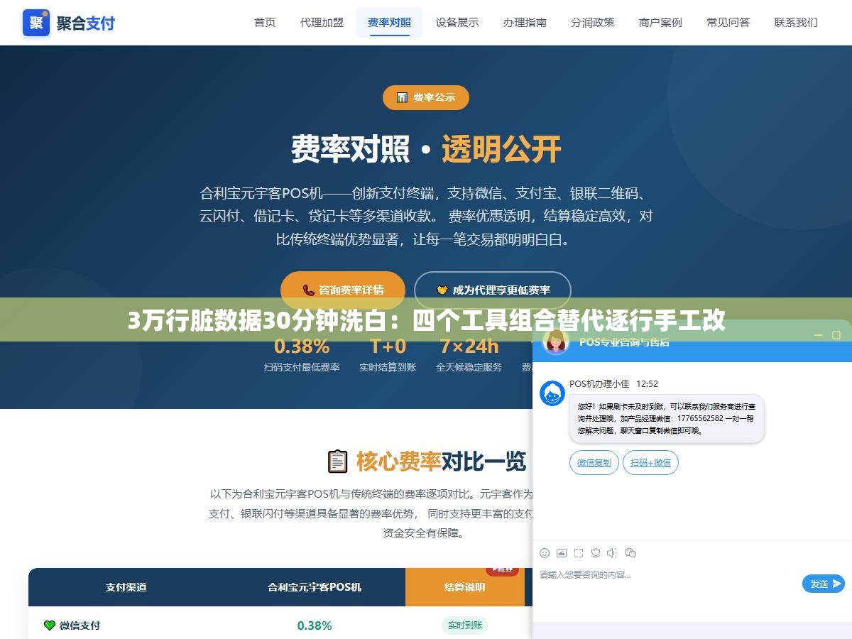1 - 3万行脏数据30分钟洗白：四个工具组合替代逐行手工改 - UC建站系统