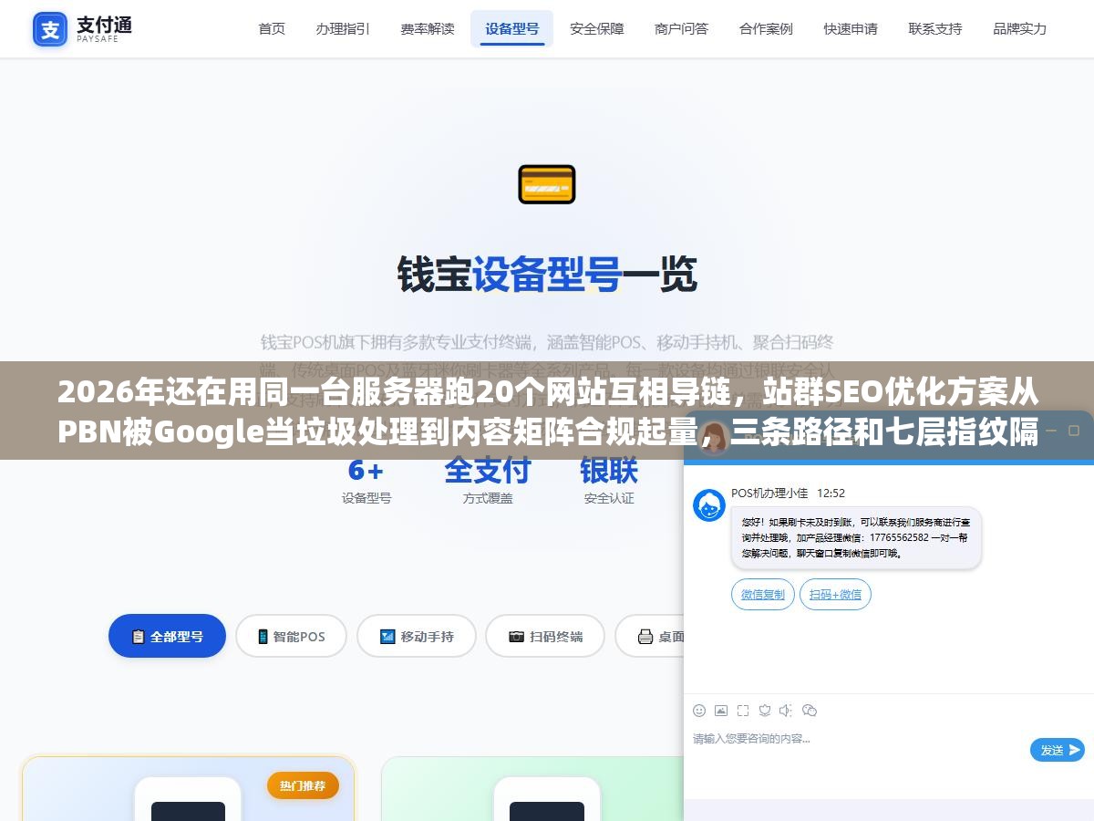 2026年还在用同一台服务器跑20个网站互相导链,站群SEO优化方案从PBN被Google当垃圾处理到内容矩阵合规起量,三条路径和七层指纹隔离把多站协同从找死变成长效流量池 2 - 2026年还在用同一台服务器跑20个网站互相导链,站群SEO优化方案从PBN被Google当垃圾处理到内容矩阵合规起量,三条路径和七层指纹隔离把多站协同从找死变成长效流量池 - UC建站系统