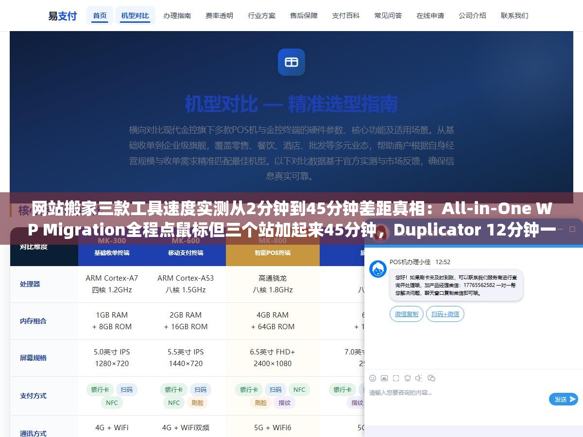 网站搬家三款工具速度实测从2分钟到45分钟差距真相:All-in-One WP Migration全程点鼠标但三个站加起来45分钟,Duplicator 12分钟一个但URL自动替换更稳序列化数据不会崩,rsync命令行2分钟一个但要求你会SSH会mysqldump会手动改配置 2 - 网站搬家三款工具速度实测从2分钟到45分钟差距真相:All-in-One WP Migration全程点鼠标但三个站加起来45分钟,Duplicator 12分钟一个但URL自动替换更稳序列化数据不会崩,rsync命令行2分钟一个但要求你会SSH会mysqldump会手动改配置 - UC建站系统