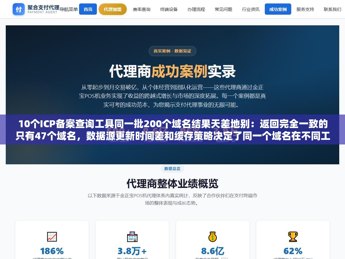 10个ICP备案查询工具同一批200个域名结果天差地别:返回完全一致的只有47个域名,数据源更新时间差和缓存策略决定了同一个域名在不同工具上能查出差好几条街的结果 1 - 10个ICP备案查询工具同一批200个域名结果天差地别:返回完全一致的只有47个域名,数据源更新时间差和缓存策略决定了同一个域名在不同工具上能查出差好几条街的结果 - UC建站系统