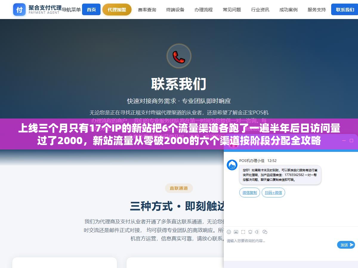 上线三个月只有17个IP的新站把6个流量渠道各跑了一遍半年后日访问量过了2000,新站流量从零破2000的六个渠道按阶段分配全攻略 2 - 上线三个月只有17个IP的新站把6个流量渠道各跑了一遍半年后日访问量过了2000,新站流量从零破2000的六个渠道按阶段分配全攻略 - UC建站系统