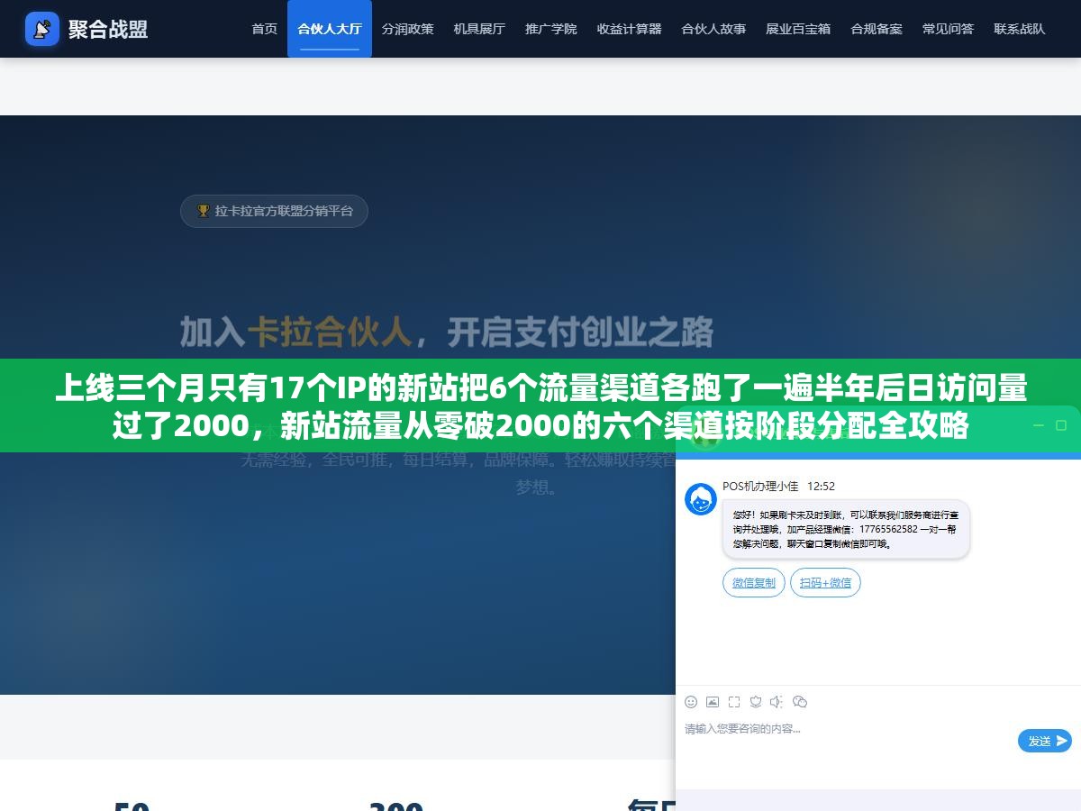 上线三个月只有17个IP的新站把6个流量渠道各跑了一遍半年后日访问量过了2000,新站流量从零破2000的六个渠道按阶段分配全攻略 1 - 上线三个月只有17个IP的新站把6个流量渠道各跑了一遍半年后日访问量过了2000,新站流量从零破2000的六个渠道按阶段分配全攻略 - UC建站系统