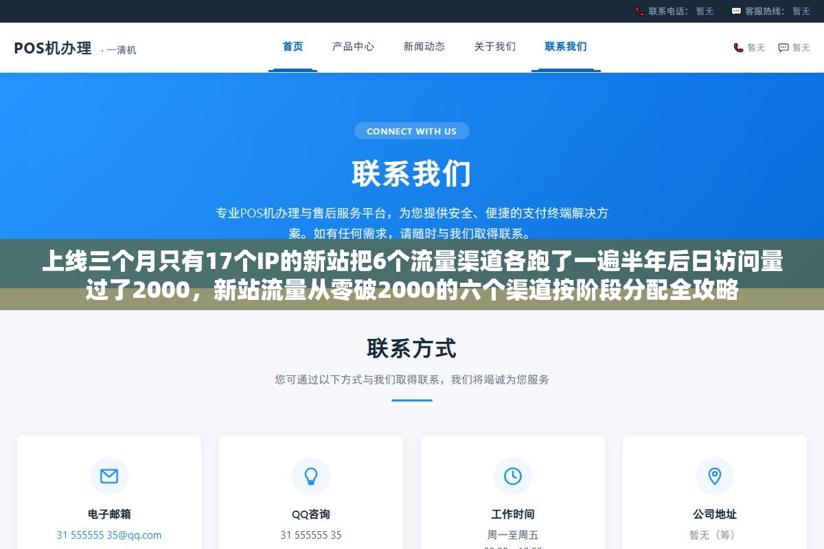 上线三个月只有17个IP的新站把6个流量渠道各跑了一遍半年后日访问量过了2000,新站流量从零破2000的六个渠道按阶段分配全攻略 3 - 上线三个月只有17个IP的新站把6个流量渠道各跑了一遍半年后日访问量过了2000,新站流量从零破2000的六个渠道按阶段分配全攻略 - UC建站系统