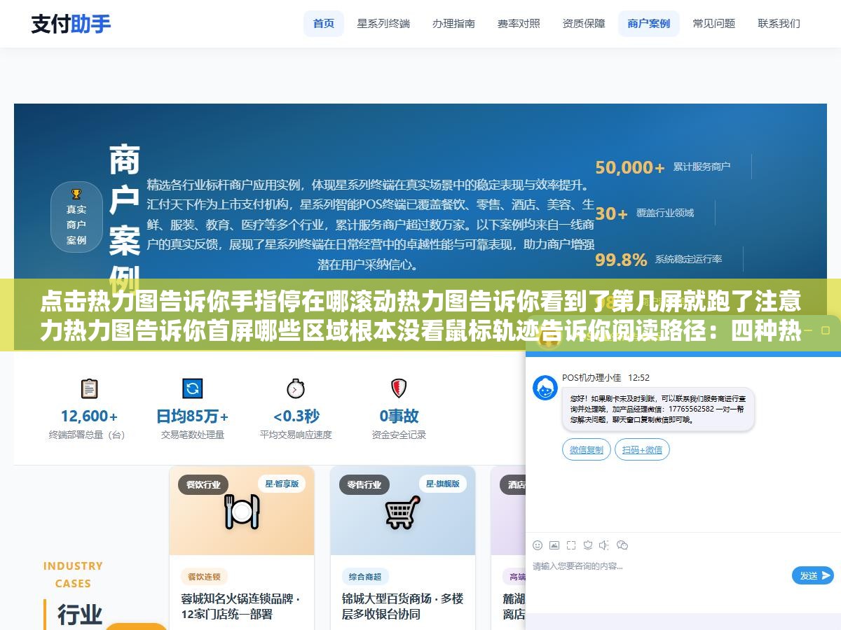 点击热力图告诉你手指停在哪滚动热力图告诉你看到了第几屏就跑了注意力热力图告诉你首屏哪些区域根本没看鼠标轨迹告诉你阅读路径:四种热力图数据交叉分析比单独看点击量有用十倍 3 - 点击热力图告诉你手指停在哪滚动热力图告诉你看到了第几屏就跑了注意力热力图告诉你首屏哪些区域根本没看鼠标轨迹告诉你阅读路径:四种热力图数据交叉分析比单独看点击量有用十倍 - UC建站系统