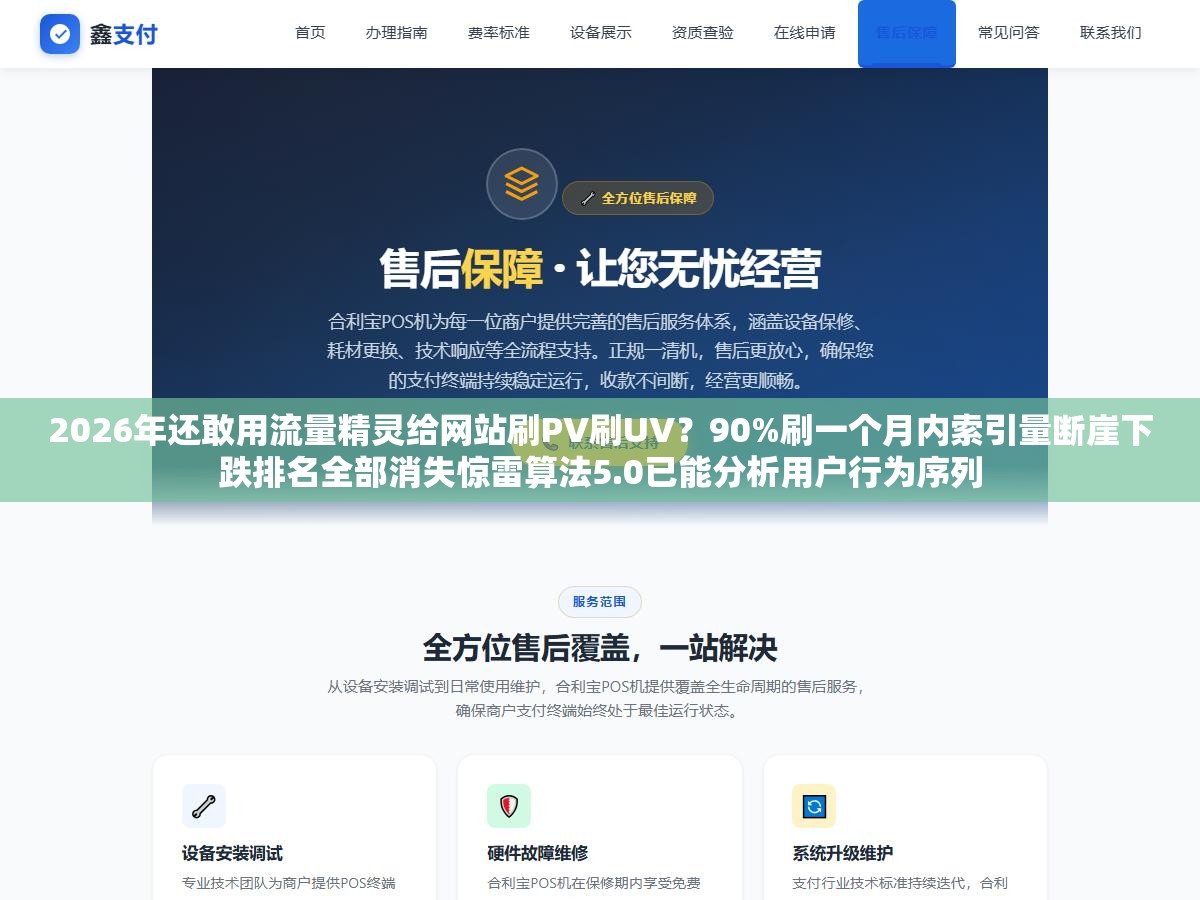 2026年还敢用流量精灵给网站刷PV刷UV?90%刷一个月内索引量断崖下跌排名全部消失惊雷算法5.0已能分析用户行为序列 3 - 2026年还敢用流量精灵给网站刷PV刷UV?90%刷一个月内索引量断崖下跌排名全部消失惊雷算法5.0已能分析用户行为序列 - UC建站系统