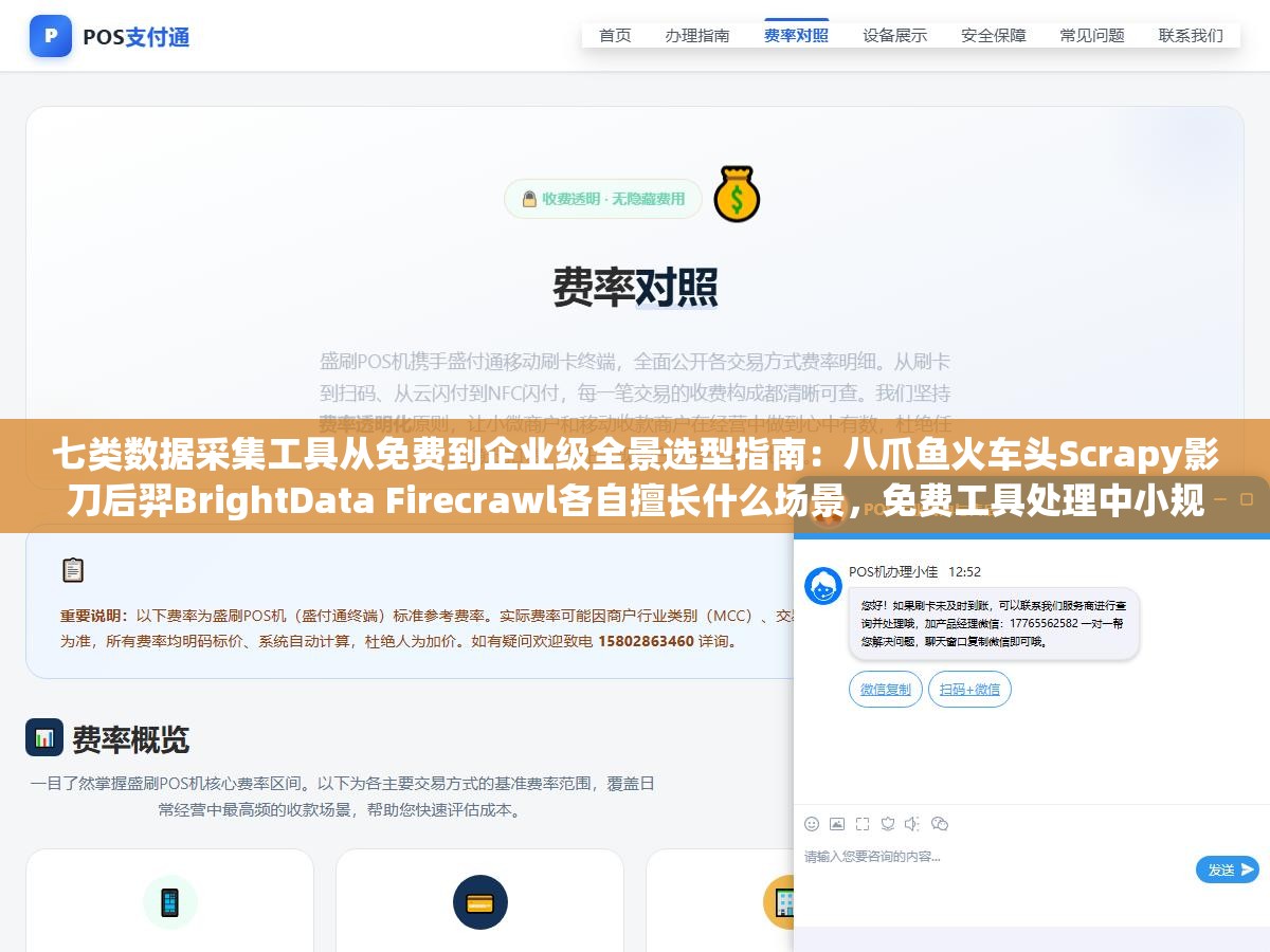 七类数据采集工具从免费到企业级全景选型指南:八爪鱼火车头Scrapy影刀后羿BrightData Firecrawl各自擅长什么场景,免费工具处理中小规模数据完全够用但当你需要每天爬取10万级页面还要自动切换代理IP时就得从开源框架往商业方案跳 2 - 七类数据采集工具从免费到企业级全景选型指南:八爪鱼火车头Scrapy影刀后羿BrightData Firecrawl各自擅长什么场景,免费工具处理中小规模数据完全够用但当你需要每天爬取10万级页面还要自动切换代理IP时就得从开源框架往商业方案跳 - UC建站系统