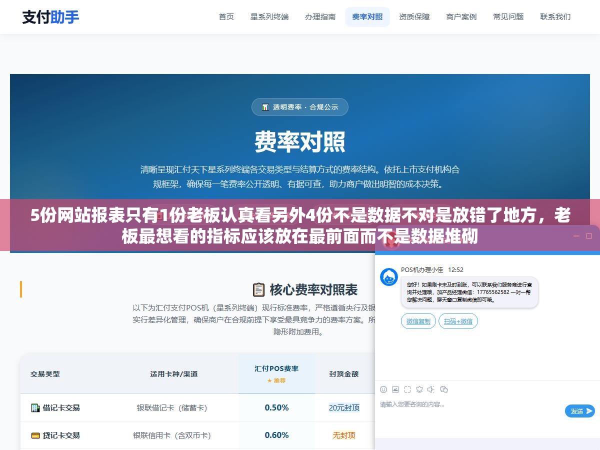 5份网站报表只有1份老板认真看另外4份不是数据不对是放错了地方,老板最想看的指标应该放在最前面而不是数据堆砌 1 - 5份网站报表只有1份老板认真看另外4份不是数据不对是放错了地方,老板最想看的指标应该放在最前面而不是数据堆砌 - UC建站系统