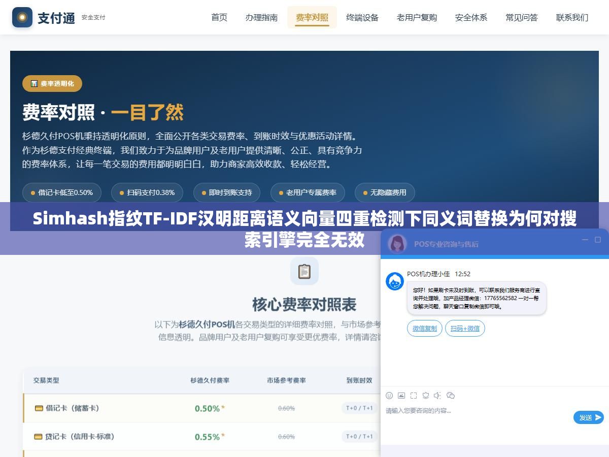 Simhash指纹TF-IDF汉明距离语义向量四重检测下同义词替换为何对搜索引擎完全无效 1 - Simhash指纹TF-IDF汉明距离语义向量四重检测下同义词替换为何对搜索引擎完全无效 - UC建站系统