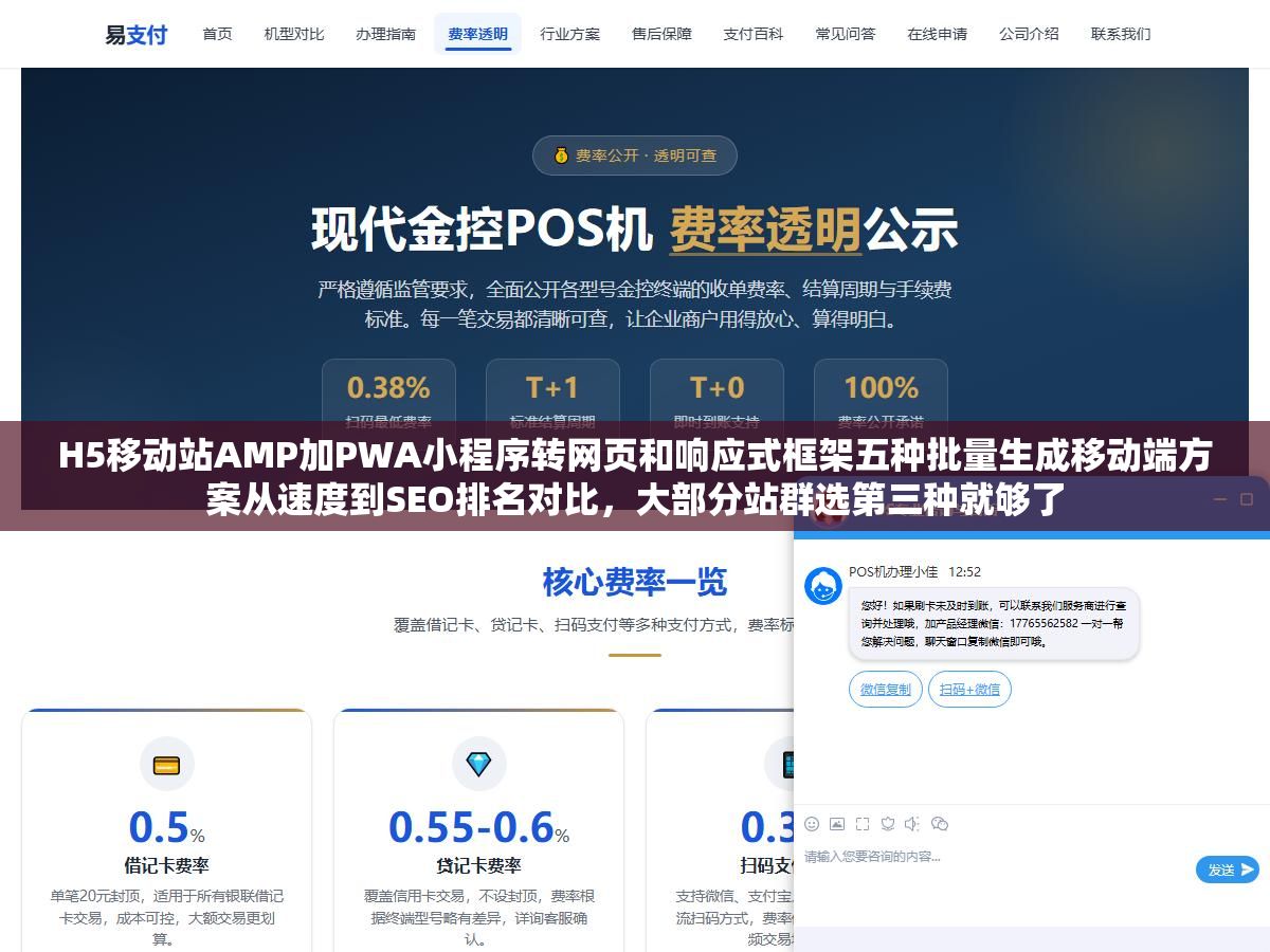 H5移动站AMP加PWA小程序转网页和响应式框架五种批量生成移动端方案从速度到SEO排名对比,大部分站群选第三种就够了 3 - H5移动站AMP加PWA小程序转网页和响应式框架五种批量生成移动端方案从速度到SEO排名对比,大部分站群选第三种就够了 - UC建站系统