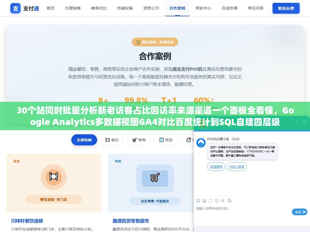 30个站同时批量分析新老访客占比回访率来源渠道一个面板全看懂,Google Analytics多数据视图GA4对比百度统计到SQL自建四层级 2 - 30个站同时批量分析新老访客占比回访率来源渠道一个面板全看懂,Google Analytics多数据视图GA4对比百度统计到SQL自建四层级 - UC建站系统