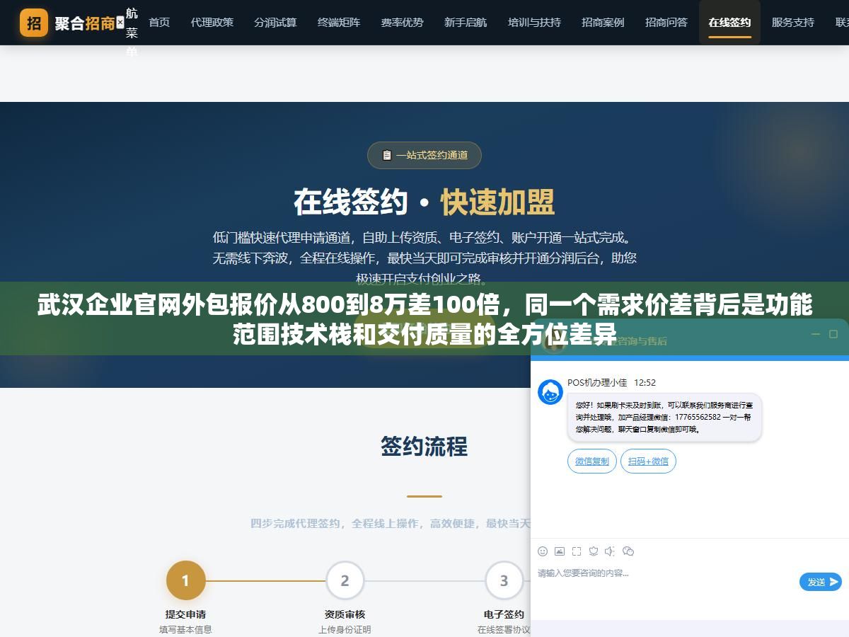 武汉企业官网外包报价从800到8万差100倍,同一个需求价差背后是功能范围技术栈和交付质量的全方位差异 1 - 武汉企业官网外包报价从800到8万差100倍,同一个需求价差背后是功能范围技术栈和交付质量的全方位差异 - UC建站系统