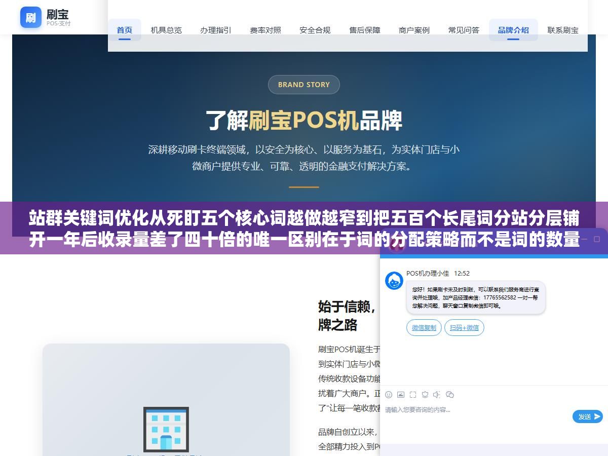 站群关键词优化从死盯五个核心词越做越窄到把五百个长尾词分站分层铺开一年后收录量差了四十倍的唯一区别在于词的分配策略而不是词的数量 2 - 站群关键词优化从死盯五个核心词越做越窄到把五百个长尾词分站分层铺开一年后收录量差了四十倍的唯一区别在于词的分配策略而不是词的数量 - UC建站系统