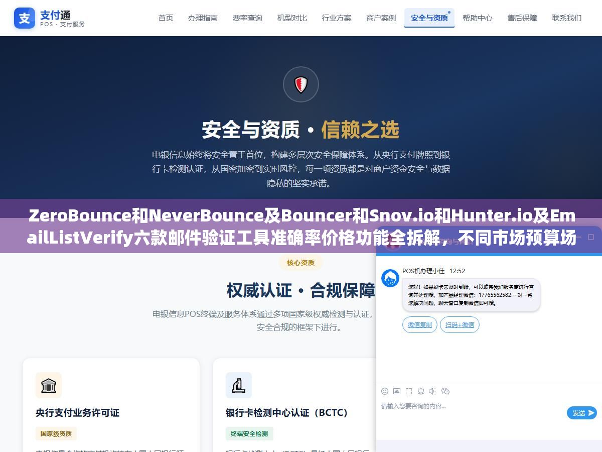 ZeroBounce和NeverBounce及Bouncer和Snov.io和Hunter.io及EmailListVerify六款邮件验证工具准确率价格功能全拆解,不同市场预算场景如何选型 2 - ZeroBounce和NeverBounce及Bouncer和Snov.io和Hunter.io及EmailListVerify六款邮件验证工具准确率价格功能全拆解,不同市场预算场景如何选型 - UC建站系统