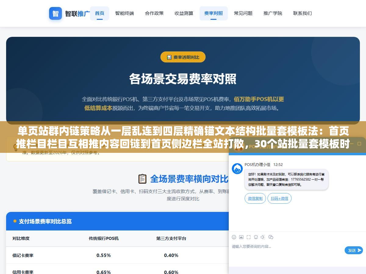 单页站群内链策略从一层乱连到四层精确锚文本结构批量套模板法:首页推栏目栏目互相推内容回链到首页侧边栏全站打散,30个站批量套模板时每层锚文本都不一样网站权重在整站内有序流动不在某一个页面积压 1 - 单页站群内链策略从一层乱连到四层精确锚文本结构批量套模板法:首页推栏目栏目互相推内容回链到首页侧边栏全站打散,30个站批量套模板时每层锚文本都不一样网站权重在整站内有序流动不在某一个页面积压 - UC建站系统