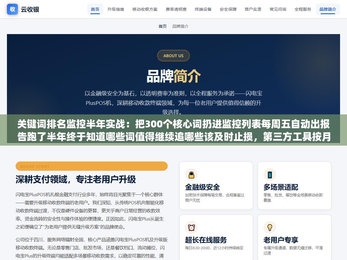 关键词排名监控半年实战:把300个核心词扔进监控列表每周五自动出报告跑了半年终于知道哪些词值得继续追哪些该及时止损,第三方工具按月付还是自建Python脚本按需跑成本和灵活性怎么选 1 - 关键词排名监控半年实战:把300个核心词扔进监控列表每周五自动出报告跑了半年终于知道哪些词值得继续追哪些该及时止损,第三方工具按月付还是自建Python脚本按需跑成本和灵活性怎么选 - UC建站系统