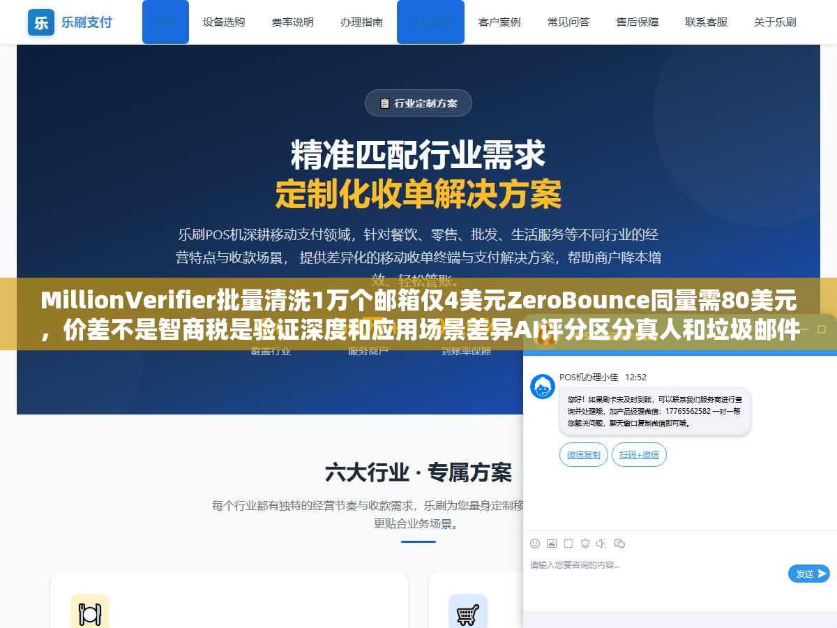 MillionVerifier批量清洗1万个邮箱仅4美元ZeroBounce同量需80美元,价差不是智商税是验证深度和应用场景差异AI评分区分真人和垃圾邮件陷阱 2 - MillionVerifier批量清洗1万个邮箱仅4美元ZeroBounce同量需80美元,价差不是智商税是验证深度和应用场景差异AI评分区分真人和垃圾邮件陷阱 - UC建站系统