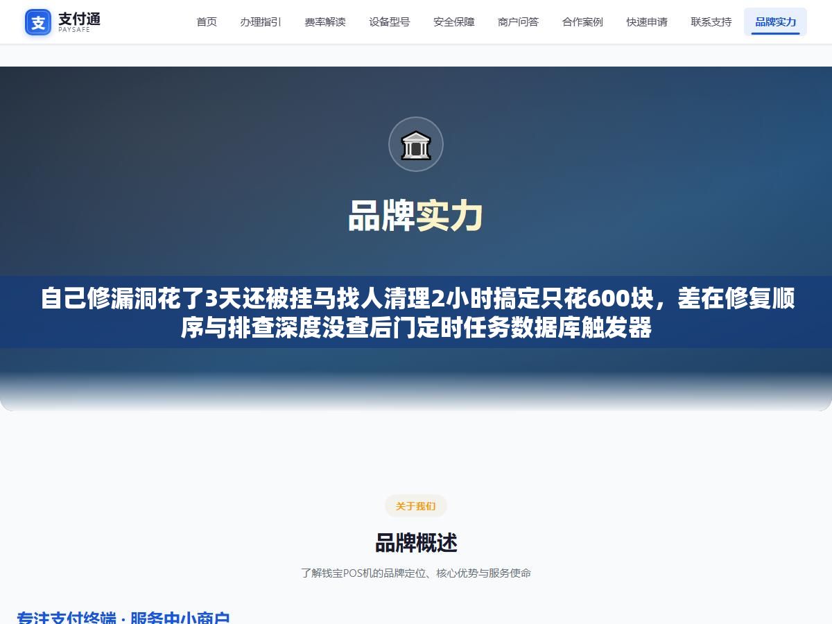 自己修漏洞花了3天还被挂马找人清理2小时搞定只花600块,差在修复顺序与排查深度没查后门定时任务数据库触发器 1 - 自己修漏洞花了3天还被挂马找人清理2小时搞定只花600块,差在修复顺序与排查深度没查后门定时任务数据库触发器 - UC建站系统