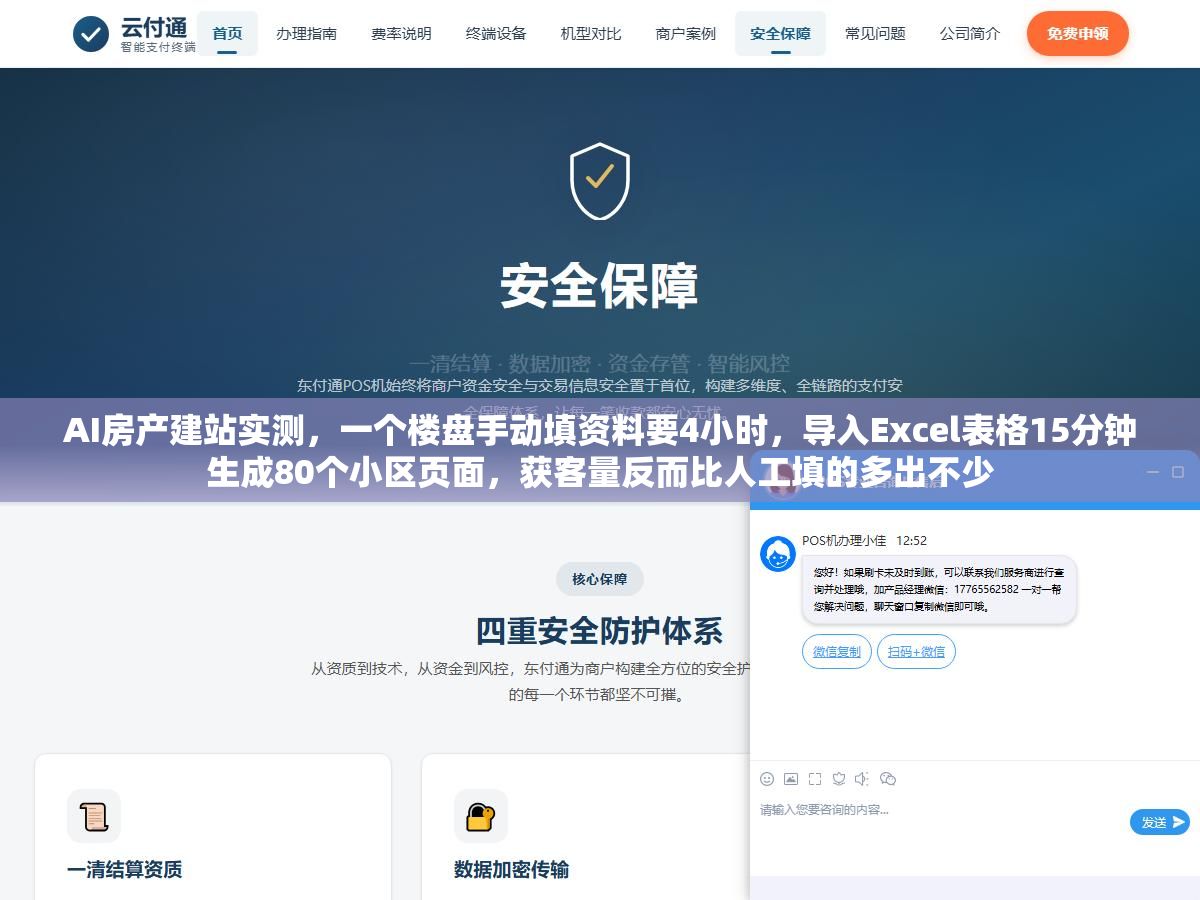 AI房产建站实测,一个楼盘手动填资料要4小时,导入Excel表格15分钟生成80个小区页面,获客量反而比人工填的多出不少 3 - AI房产建站实测,一个楼盘手动填资料要4小时,导入Excel表格15分钟生成80个小区页面,获客量反而比人工填的多出不少 - UC建站系统