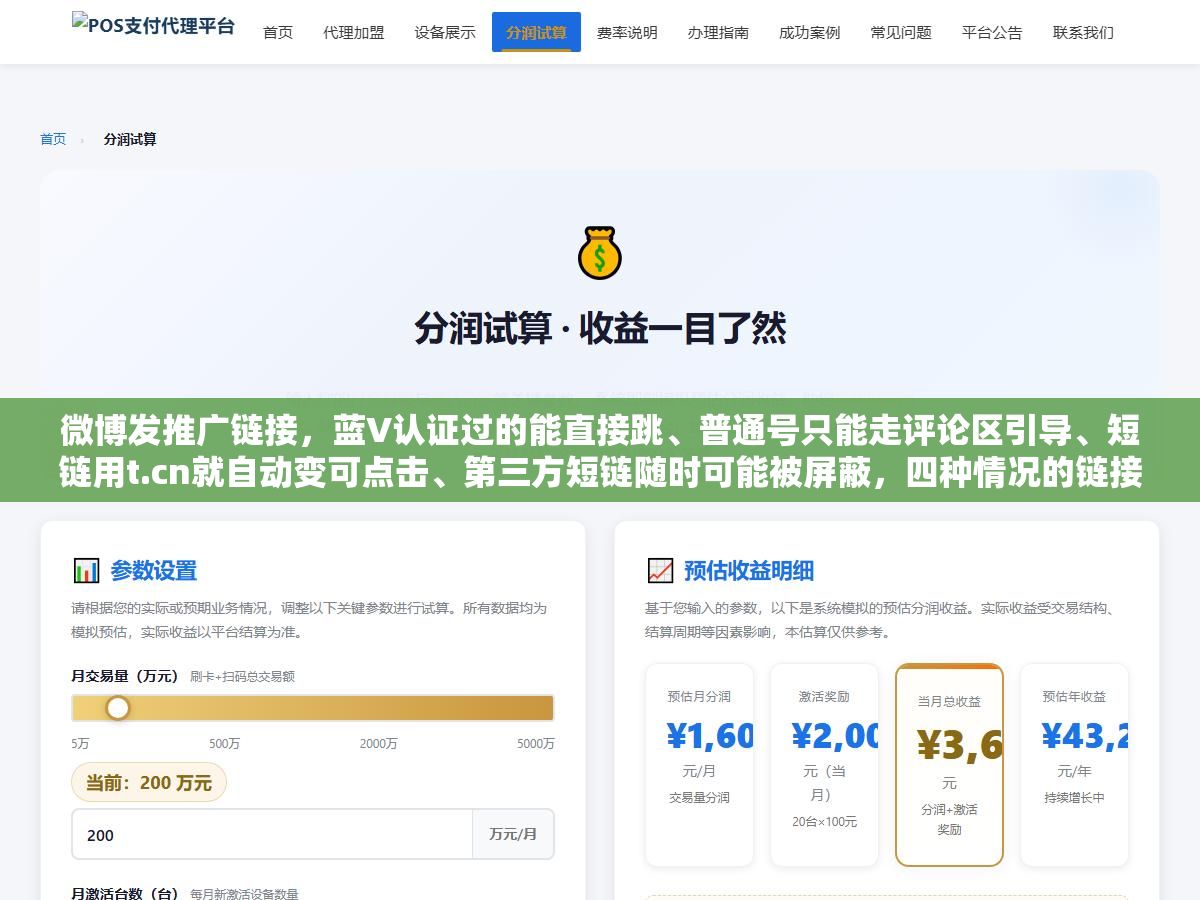 微博发推广链接,蓝V认证过的能直接跳、普通号只能走评论区引导、短链用t.cn就自动变可点击、第三方短链随时可能被屏蔽,四种情况的链接能活多久差别很大 2 - 微博发推广链接,蓝V认证过的能直接跳、普通号只能走评论区引导、短链用t.cn就自动变可点击、第三方短链随时可能被屏蔽,四种情况的链接能活多久差别很大 - UC建站系统