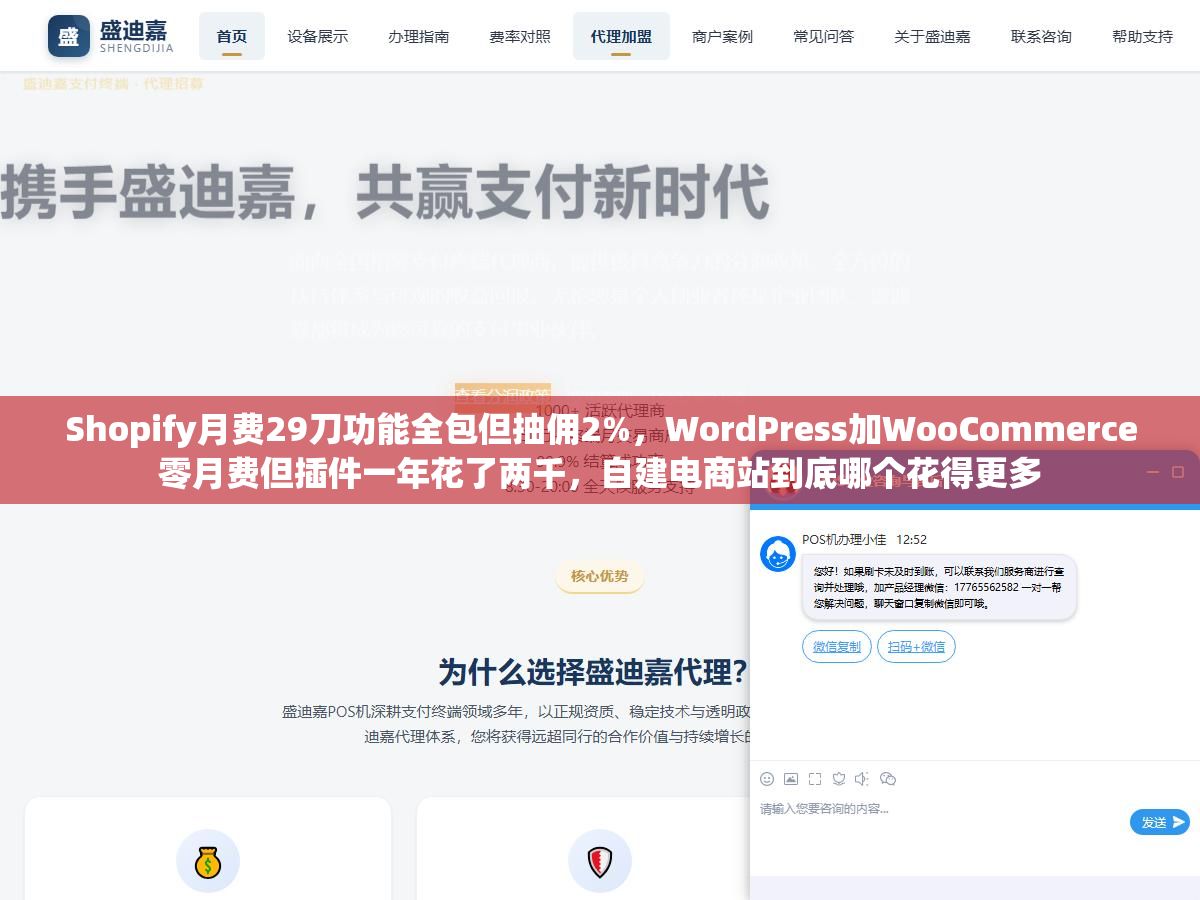 Shopify月费29刀功能全包但抽佣2%,WordPress加WooCommerce零月费但插件一年花了两千,自建电商站到底哪个花得更多 3 - Shopify月费29刀功能全包但抽佣2%,WordPress加WooCommerce零月费但插件一年花了两千,自建电商站到底哪个花得更多 - UC建站系统