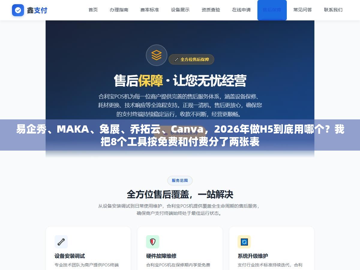 易企秀、MAKA、兔展、乔拓云、Canva,2026年做H5到底用哪个?我把8个工具按免费和付费分了两张表 1 - 易企秀、MAKA、兔展、乔拓云、Canva,2026年做H5到底用哪个?我把8个工具按免费和付费分了两张表 - UC建站系统