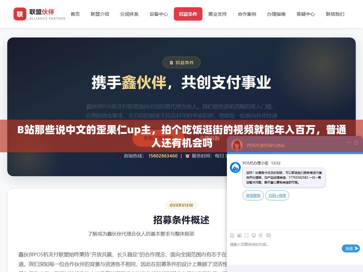 B站那些说中文的歪果仁up主,拍个吃饭逛街的视频就能年入百万,普通人还有机会吗 2 - B站那些说中文的歪果仁up主,拍个吃饭逛街的视频就能年入百万,普通人还有机会吗 - UC建站系统