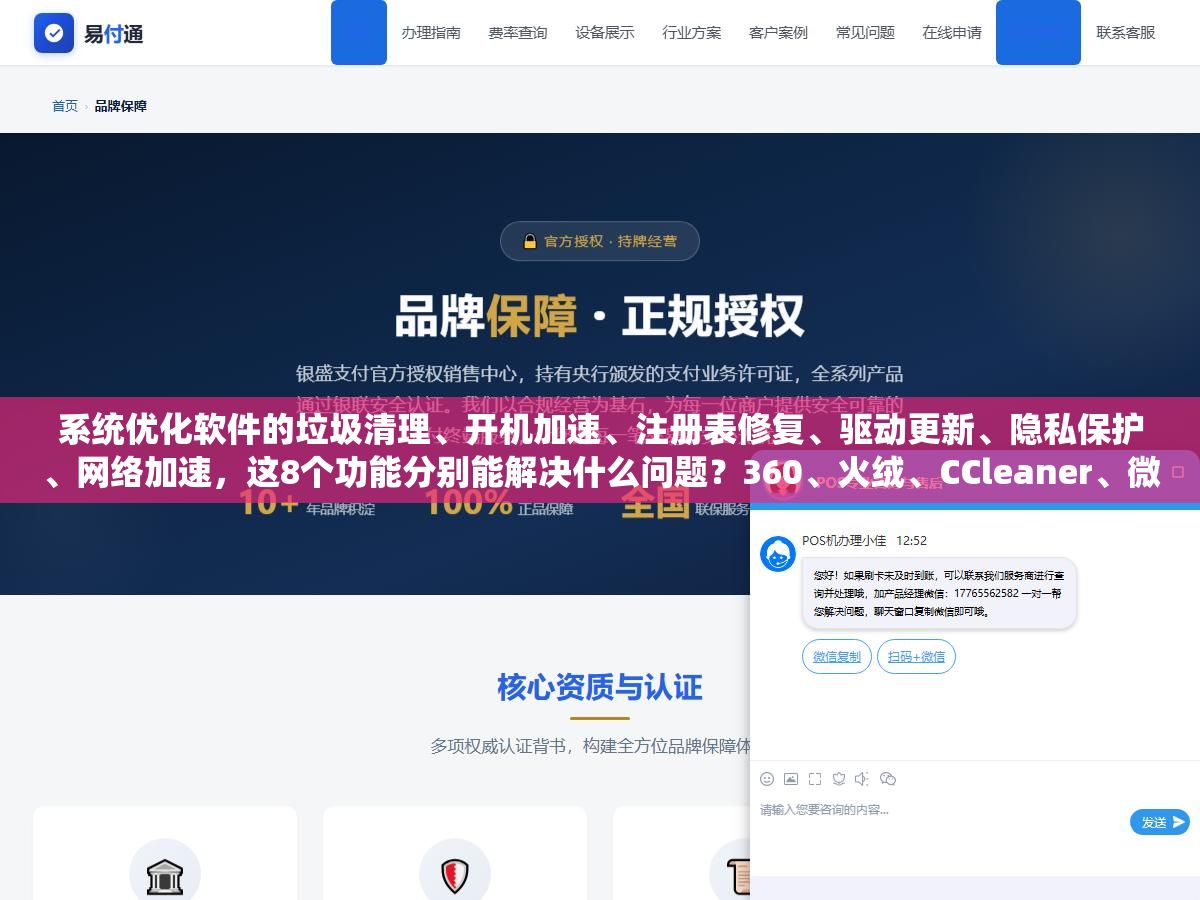 系统优化软件的垃圾清理、开机加速、注册表修复、驱动更新、隐私保护、网络加速,这8个功能分别能解决什么问题?360、火绒、CCleaner、微软电脑管家,哪个功能全又不会把电脑搞崩 2 - 系统优化软件的垃圾清理、开机加速、注册表修复、驱动更新、隐私保护、网络加速,这8个功能分别能解决什么问题?360、火绒、CCleaner、微软电脑管家,哪个功能全又不会把电脑搞崩 - UC建站系统