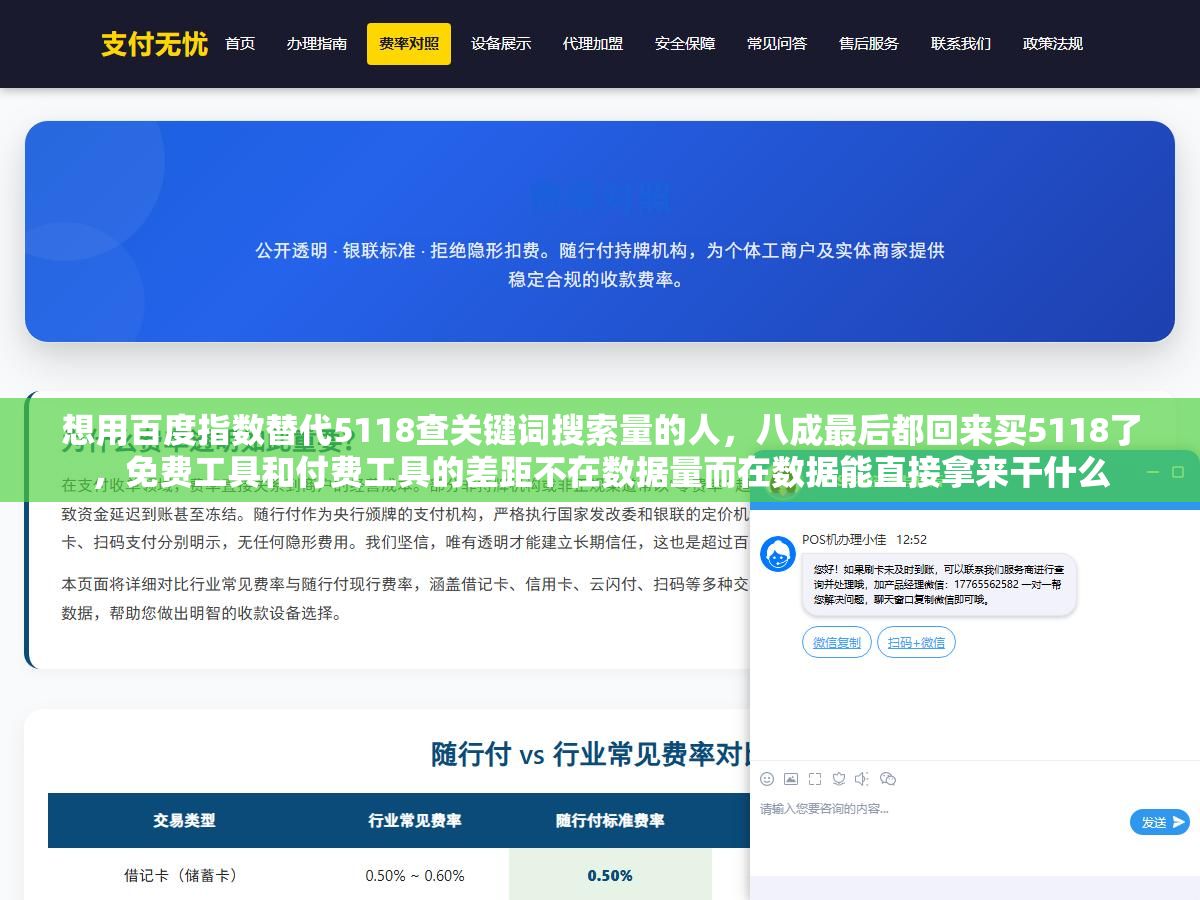 想用百度指数替代5118查关键词搜索量的人,八成最后都回来买5118了,免费工具和付费工具的差距不在数据量而在数据能直接拿来干什么 2 - 想用百度指数替代5118查关键词搜索量的人,八成最后都回来买5118了,免费工具和付费工具的差距不在数据量而在数据能直接拿来干什么 - UC建站系统