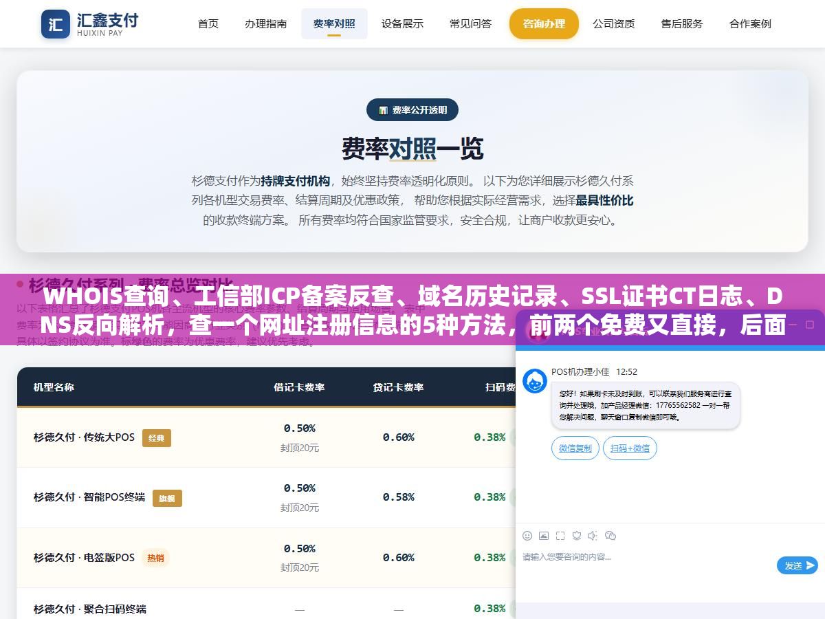 WHOIS查询、工信部ICP备案反查、域名历史记录、SSL证书CT日志、DNS反向解析,查一个网址注册信息的5种方法,前两个免费又直接,后面三个能扒出更多隐藏信息 1 - WHOIS查询、工信部ICP备案反查、域名历史记录、SSL证书CT日志、DNS反向解析,查一个网址注册信息的5种方法,前两个免费又直接,后面三个能扒出更多隐藏信息 - UC建站系统