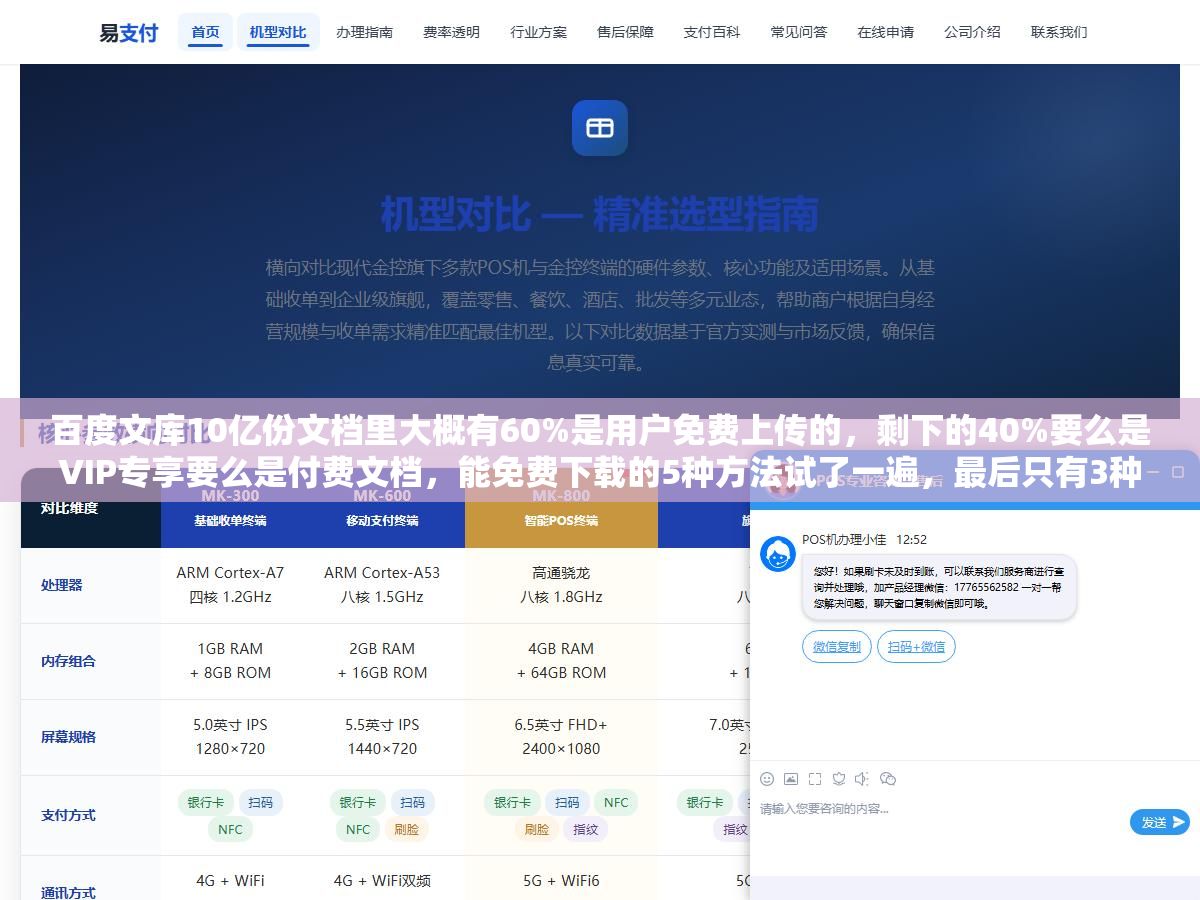 2 - 百度文库10亿份文档里大概有60%是用户免费上传的，剩下的40%要么是VIP专享要么是付费文档，能免费下载的5种方法试了一遍，最后只有3种对2026年8月还有效 - UC建站系统