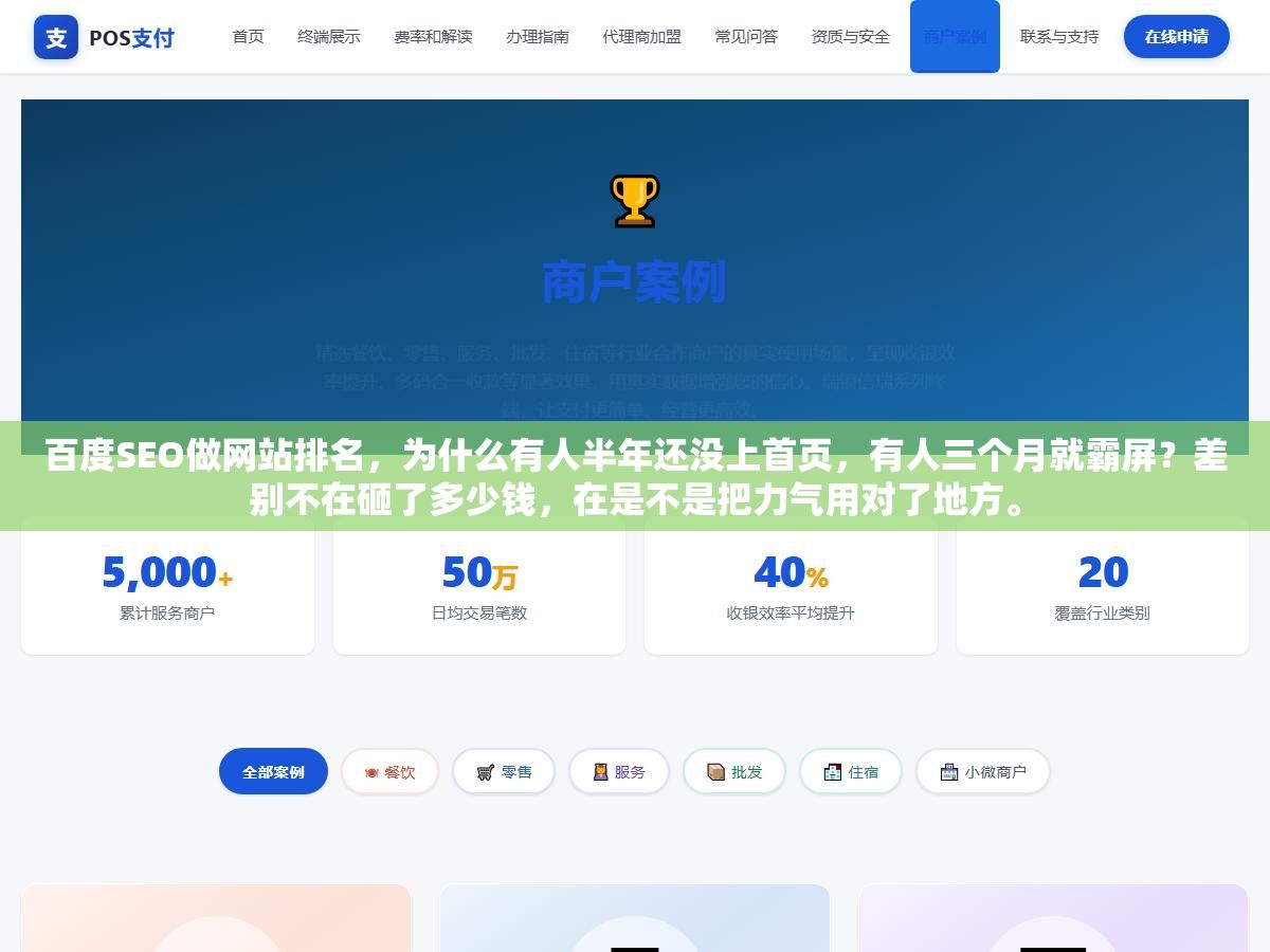 百度SEO做网站排名,为什么有人半年还没上首页,有人三个月就霸屏?差别不在砸了多少钱,在是不是把力气用对了地方。 2 - 百度SEO做网站排名,为什么有人半年还没上首页,有人三个月就霸屏?差别不在砸了多少钱,在是不是把力气用对了地方。 - UC建站系统