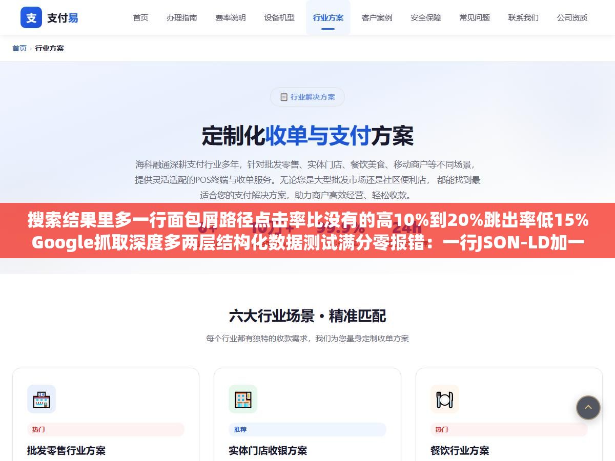 搜索结果里多一行面包屑路径点击率比没有的高10%到20%跳出率低15%Google抓取深度多两层结构化数据测试满分零报错:一行JSON-LD加一套HTML代码白捡的SEO优化效果 2 - 搜索结果里多一行面包屑路径点击率比没有的高10%到20%跳出率低15%Google抓取深度多两层结构化数据测试满分零报错:一行JSON-LD加一套HTML代码白捡的SEO优化效果 - UC建站系统