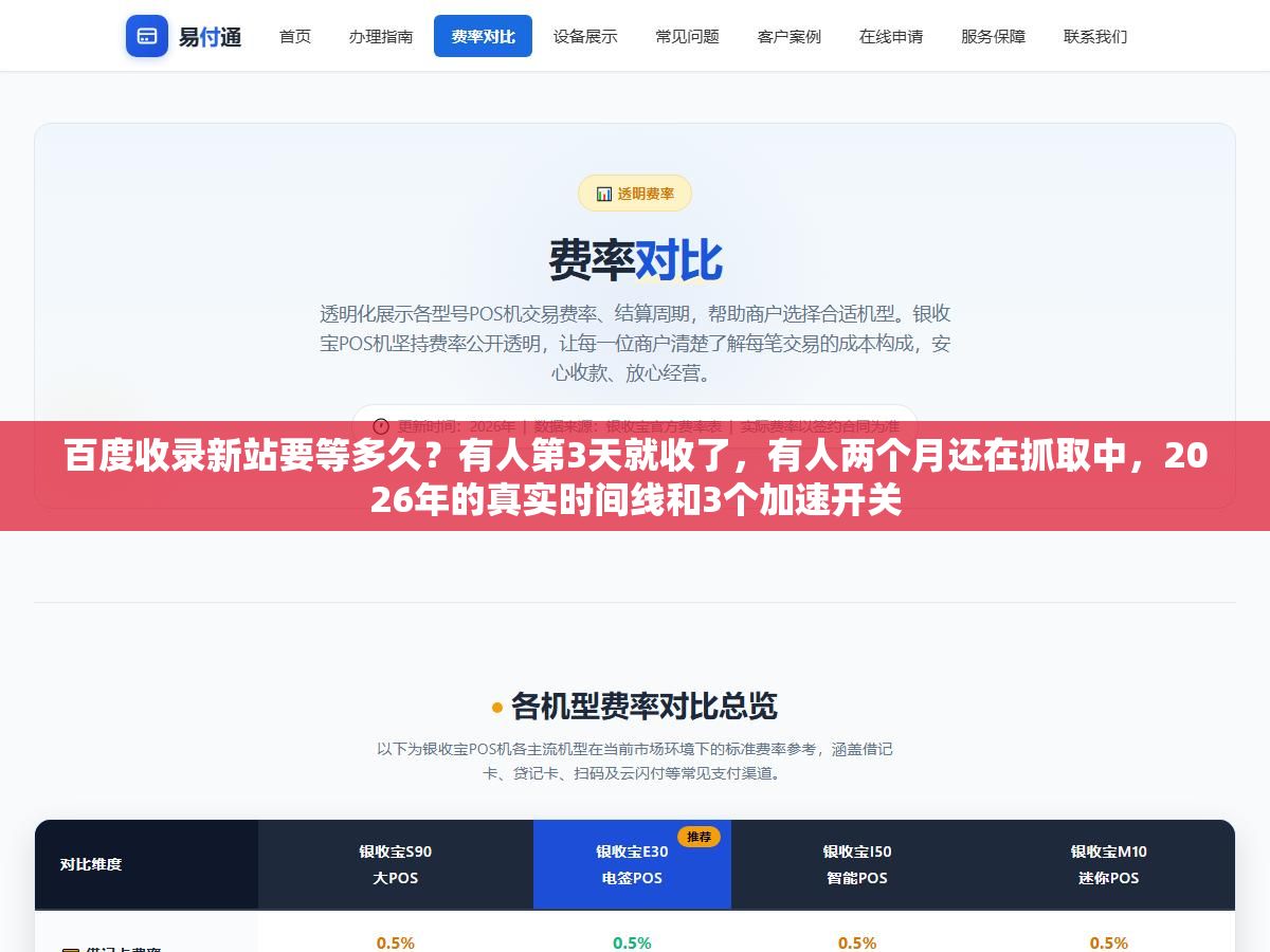 百度收录新站要等多久?有人第3天就收了,有人两个月还在抓取中,2026年的真实时间线和3个加速开关 1 - 百度收录新站要等多久?有人第3天就收了,有人两个月还在抓取中,2026年的真实时间线和3个加速开关 - UC建站系统