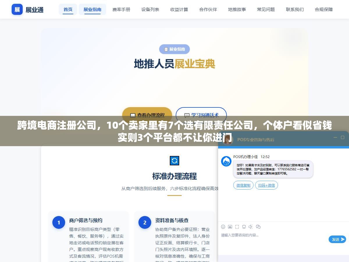 跨境电商注册公司,10个卖家里有7个选有限责任公司,个体户看似省钱实则3个平台都不让你进门 1 - 跨境电商注册公司,10个卖家里有7个选有限责任公司,个体户看似省钱实则3个平台都不让你进门 - UC建站系统
