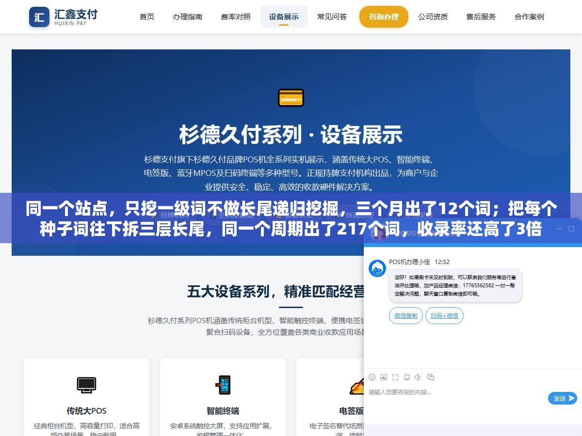 同一个站点,只挖一级词不做长尾递归挖掘,三个月出了12个词;把每个种子词往下拆三层长尾,同一个周期出了217个词,收录率还高了3倍 1 - 同一个站点,只挖一级词不做长尾递归挖掘,三个月出了12个词;把每个种子词往下拆三层长尾,同一个周期出了217个词,收录率还高了3倍 - UC建站系统