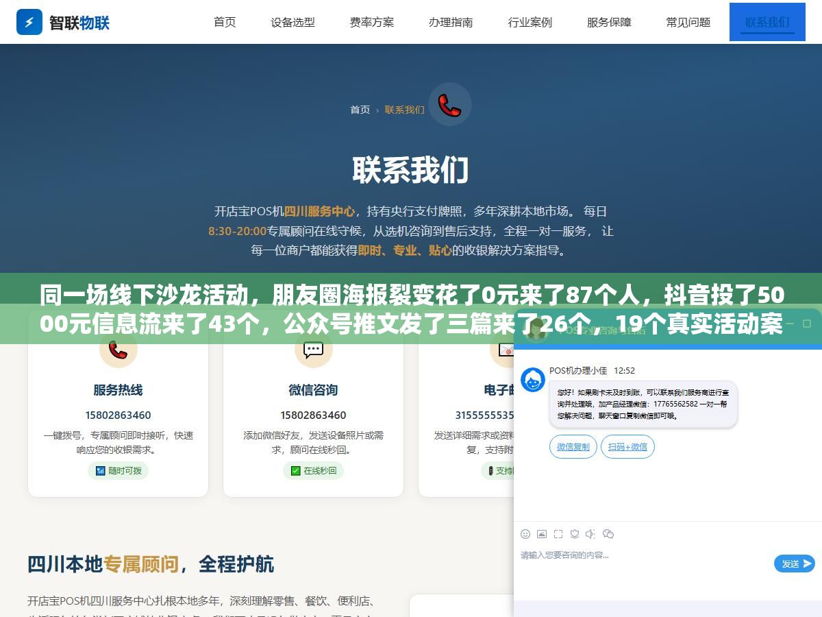 同一场线下沙龙活动,朋友圈海报裂变花了0元来了87个人,抖音投了5000元信息流来了43个,公众号推文发了三篇来了26个,19个真实活动案例的数据告诉你:活动线上宣传渠道选错了不是多花冤枉钱的事,是花了钱人也来了但转化率差了三倍 2 - 同一场线下沙龙活动,朋友圈海报裂变花了0元来了87个人,抖音投了5000元信息流来了43个,公众号推文发了三篇来了26个,19个真实活动案例的数据告诉你:活动线上宣传渠道选错了不是多花冤枉钱的事,是花了钱人也来了但转化率差了三倍 - UC建站系统