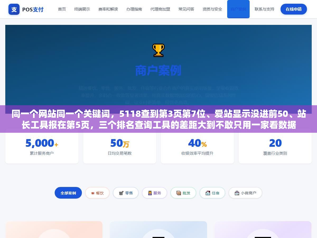 同一个网站同一个关键词,5118查到第3页第7位、爱站显示没进前50、站长工具报在第5页,三个排名查询工具的差距大到不敢只用一家看数据 2 - 同一个网站同一个关键词,5118查到第3页第7位、爱站显示没进前50、站长工具报在第5页,三个排名查询工具的差距大到不敢只用一家看数据 - UC建站系统