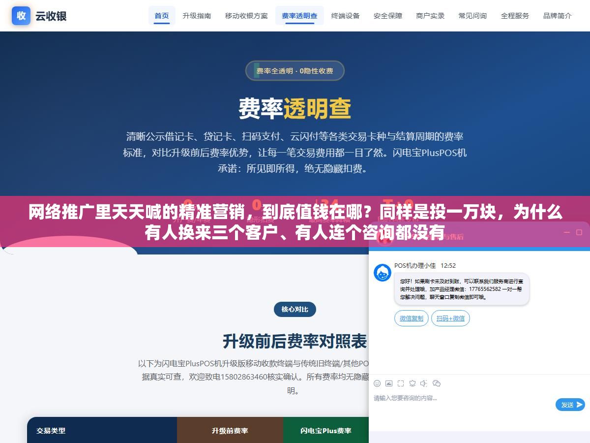 网络推广里天天喊的精准营销,到底值钱在哪?同样是投一万块,为什么有人换来三个客户、有人连个咨询都没有 3 - 网络推广里天天喊的精准营销,到底值钱在哪?同样是投一万块,为什么有人换来三个客户、有人连个咨询都没有 - UC建站系统