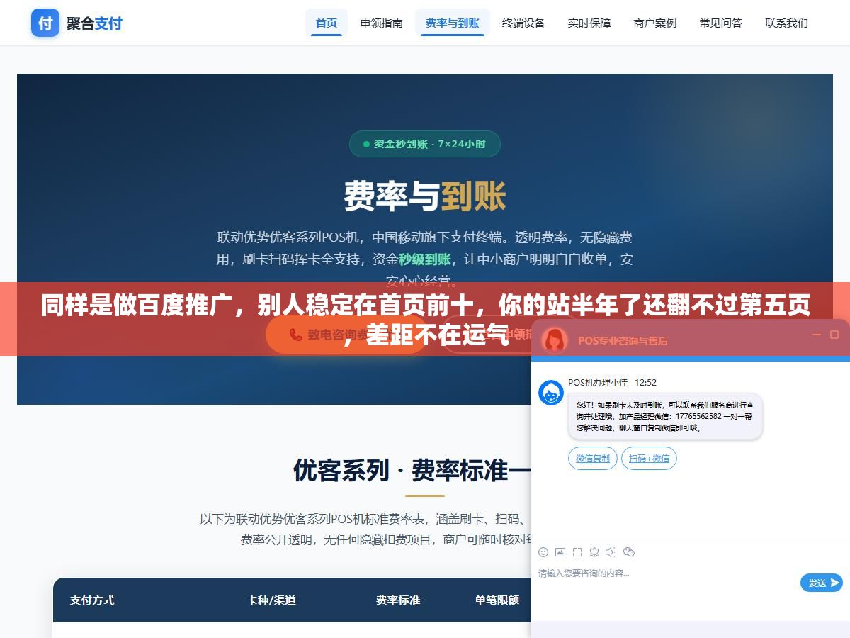 3 - 同样是做百度推广，别人稳定在首页前十，你的站半年了还翻不过第五页，差距不在运气 - UC建站系统