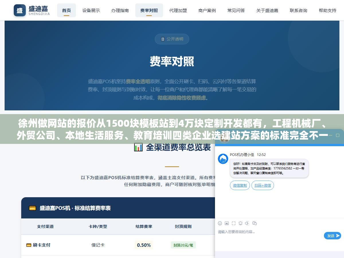 徐州做网站的报价从1500块模板站到4万块定制开发都有,工程机械厂、外贸公司、本地生活服务、教育培训四类企业选建站方案的标准完全不一样,比价之前先搞清楚自己到底要的是展示型官网还是能带来询盘的营销型网站 1 - 徐州做网站的报价从1500块模板站到4万块定制开发都有,工程机械厂、外贸公司、本地生活服务、教育培训四类企业选建站方案的标准完全不一样,比价之前先搞清楚自己到底要的是展示型官网还是能带来询盘的营销型网站 - UC建站系统