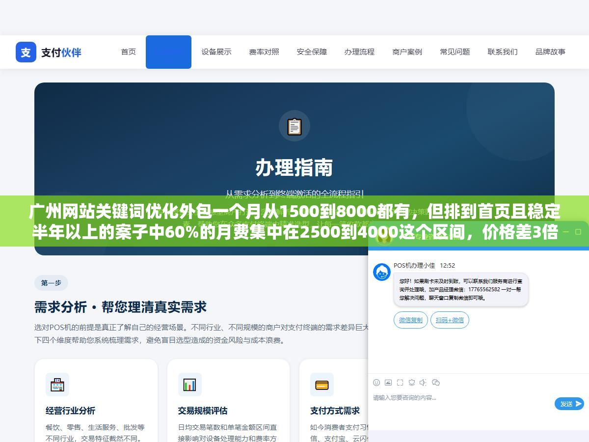 广州网站关键词优化外包一个月从1500到8000都有,但排到首页且稳定半年以上的案子中60%的月费集中在2500到4000这个区间,价格差3倍的变量不是公司规模而是词库筛选策略和内容更新频率 1 - 广州网站关键词优化外包一个月从1500到8000都有,但排到首页且稳定半年以上的案子中60%的月费集中在2500到4000这个区间,价格差3倍的变量不是公司规模而是词库筛选策略和内容更新频率 - UC建站系统