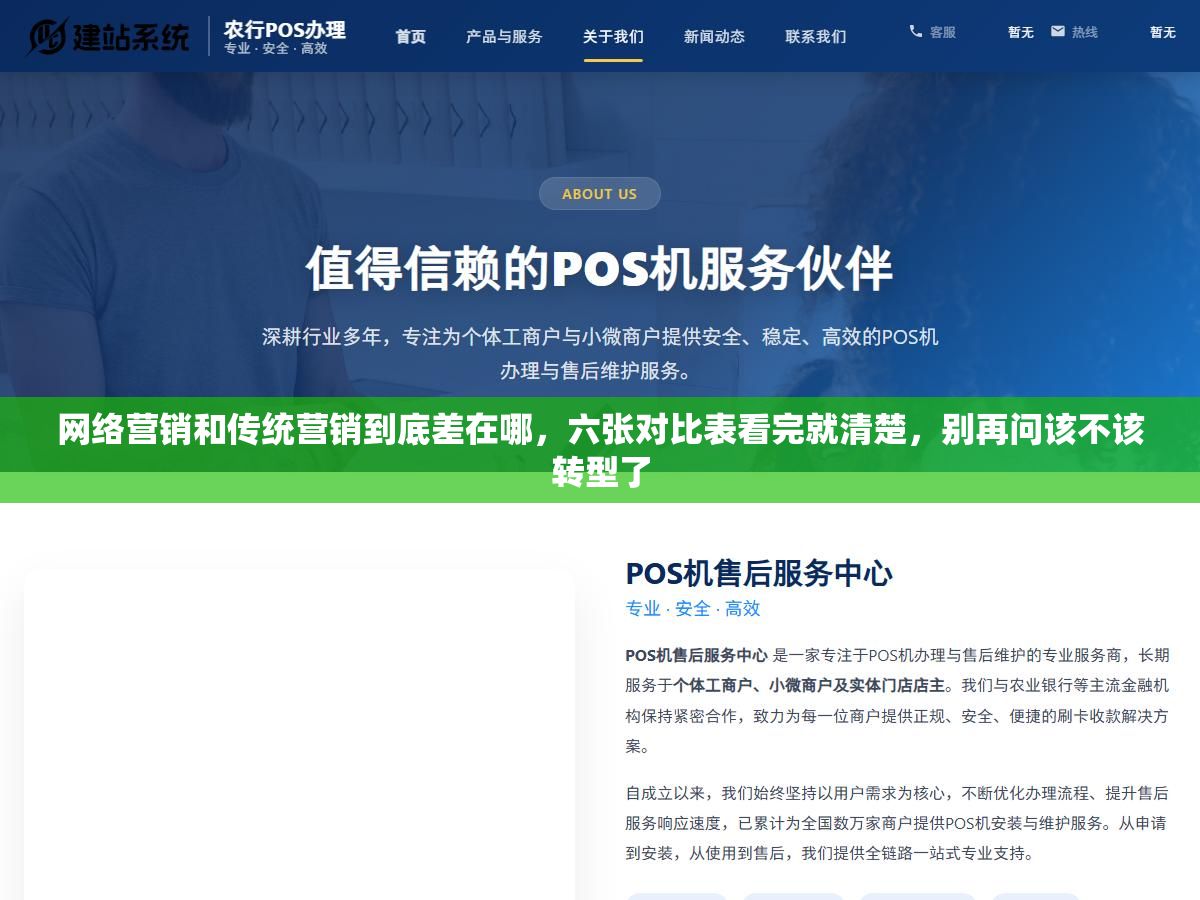 网络营销和传统营销到底差在哪,六张对比表看完就清楚,别再问该不该转型了 1 - 网络营销和传统营销到底差在哪,六张对比表看完就清楚,别再问该不该转型了 - UC建站系统