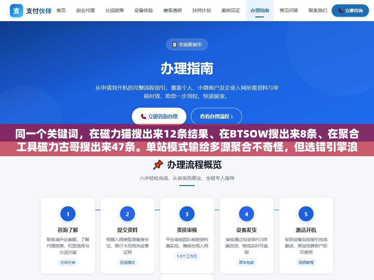 同一个关键词,在磁力猫搜出来12条结果、在BTSOW搜出来8条、在聚合工具磁力古哥搜出来47条。单站模式输给多源聚合不奇怪,但选错引擎浪费的时间一年少说200个小时,这5个搜索引擎从响应速度到冷门资源命中率的差距比你想的大 1 - 同一个关键词,在磁力猫搜出来12条结果、在BTSOW搜出来8条、在聚合工具磁力古哥搜出来47条。单站模式输给多源聚合不奇怪,但选错引擎浪费的时间一年少说200个小时,这5个搜索引擎从响应速度到冷门资源命中率的差距比你想的大 - UC建站系统