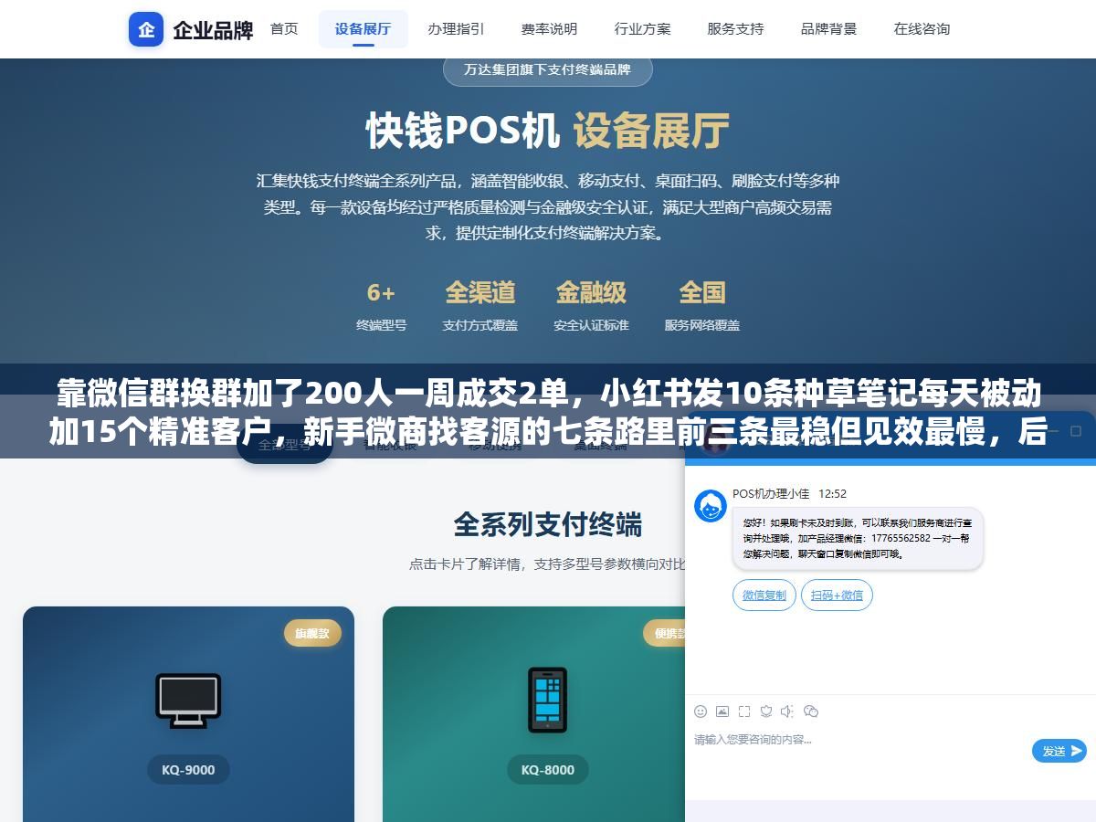 靠微信群换群加了200人一周成交2单,小红书发10条种草笔记每天被动加15个精准客户,新手微商找客源的七条路里前三条最稳但见效最慢,后四条最快但最容易被割韭菜 2 - 靠微信群换群加了200人一周成交2单,小红书发10条种草笔记每天被动加15个精准客户,新手微商找客源的七条路里前三条最稳但见效最慢,后四条最快但最容易被割韭菜 - UC建站系统
