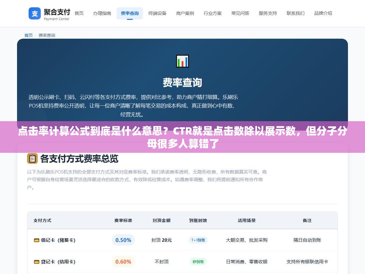 点击率计算公式到底是什么意思?CTR就是点击数除以展示数,但分子分母很多人算错了 2 - 点击率计算公式到底是什么意思?CTR就是点击数除以展示数,但分子分母很多人算错了 - UC建站系统